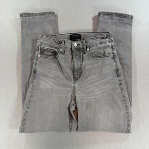 Banana Republic Washwell Straight Jeans Women's 6/28 Gray Stretch